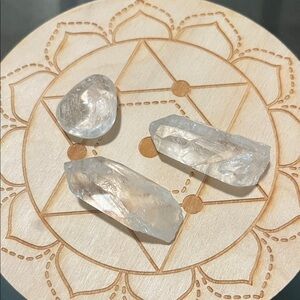 Clear Quartz Crystals (3)